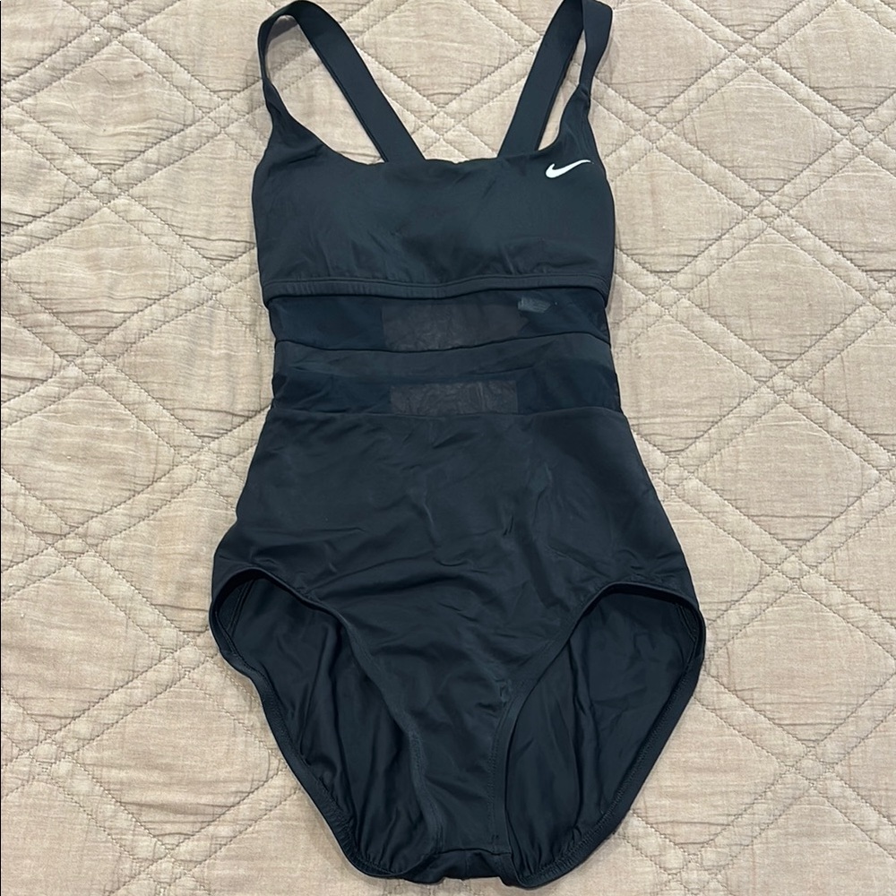 nike mesh v-back one piece